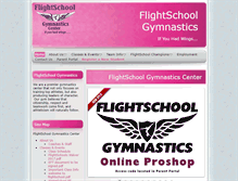 Tablet Screenshot of flightschoolgym.com
